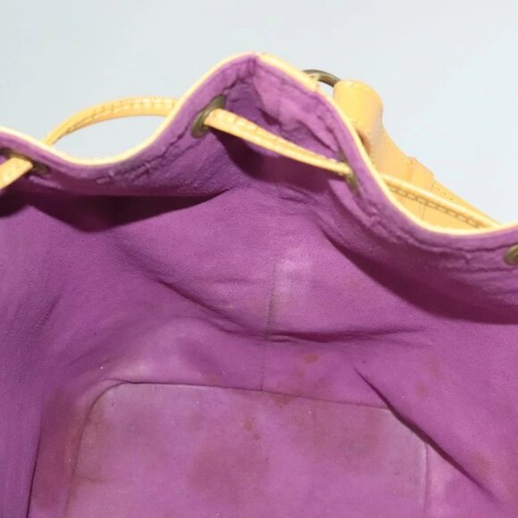 LOUIS VUITTON Epi Petit Noe Shoulder Bag Yellow M44109 LV Auth ep9306 - Picture 12 of 16